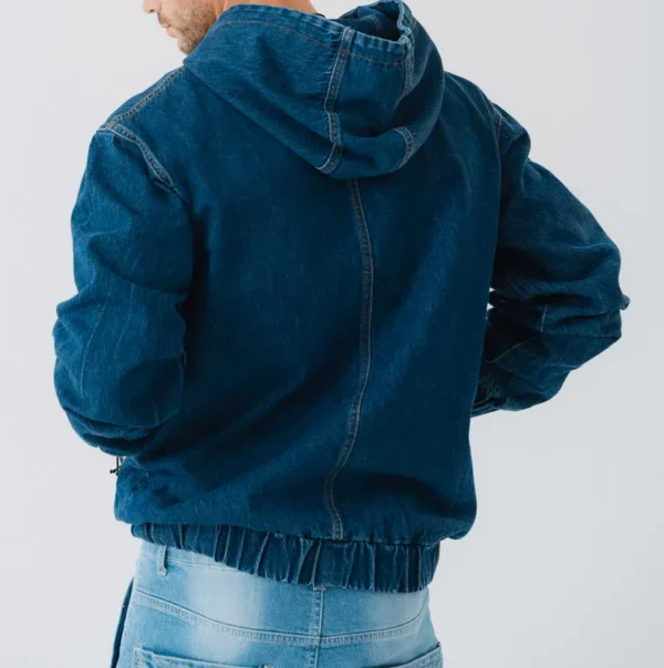 Blue Hooded Jacket for Casual Comfort | TFC-DHJM-004 - Image 4