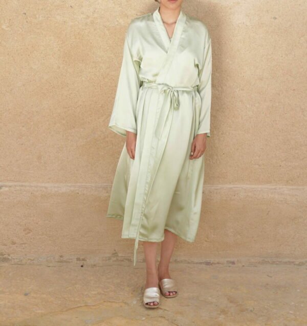 Silk Robe for a Perfect Evening | TFC-RW-001 - Image 7