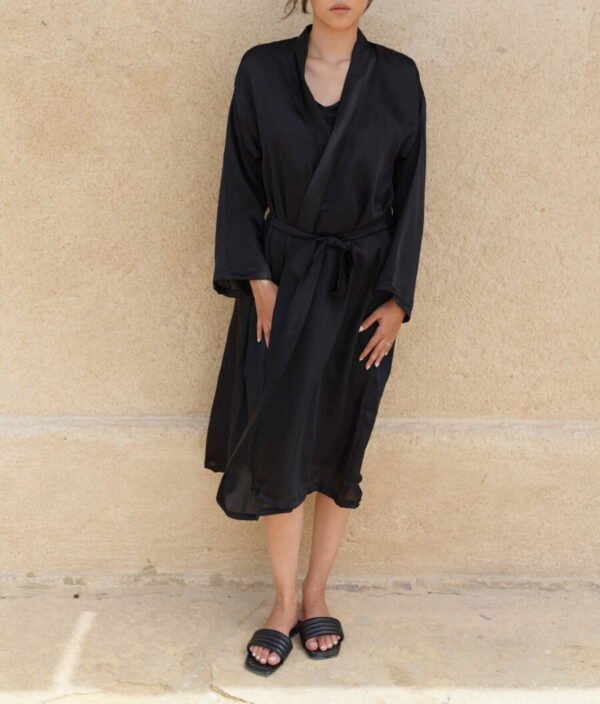 Silk Robe for a Perfect Evening | TFC-RW-001 - Image 10