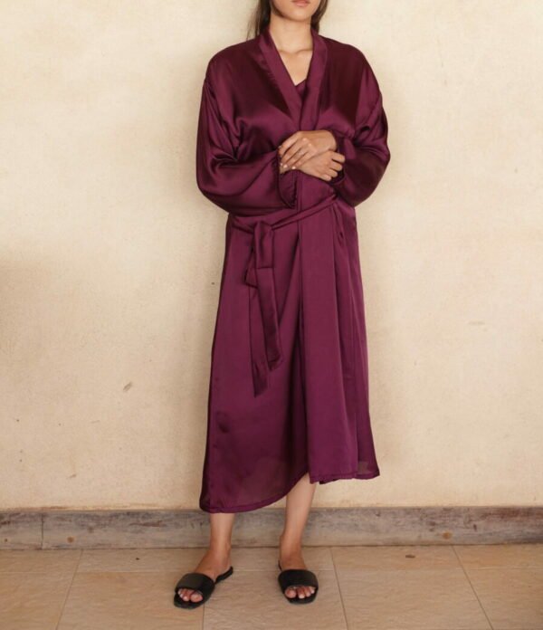 Silk Robe for a Perfect Evening | TFC-RW-001 - Image 6