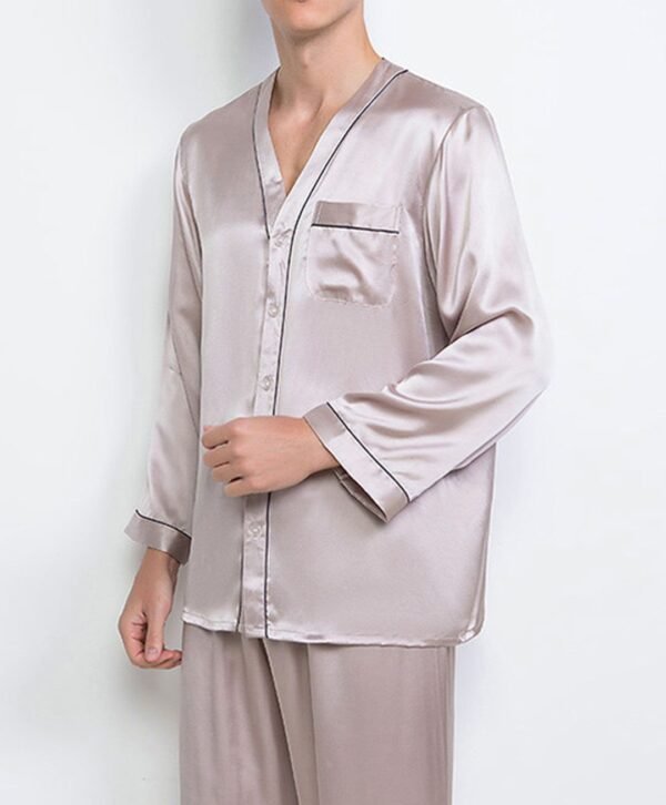 Men's Luxury Silk Pajama Set | TFC-NSM-001 - Image 2